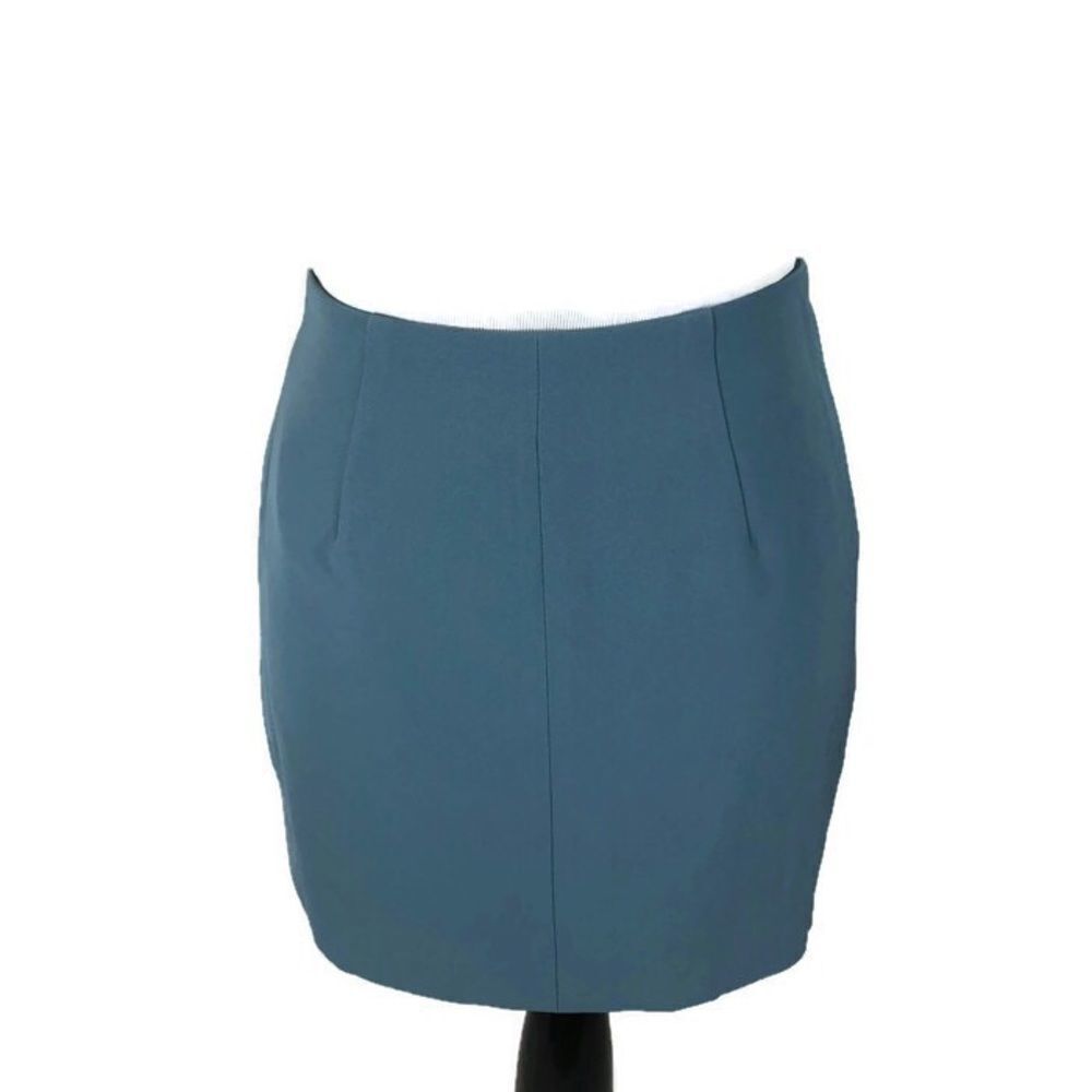 Forever 21 Blue Mini Skirt with Zipper Size Small - Picture 5 of 8